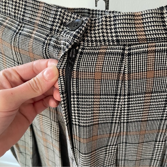 Vintage Pendleton herringbone plaid blazer and pleated skirt matching set - Picture 14 of 14